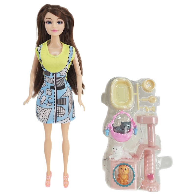 Elissa Fashion Doll Home With Pets Style 5 - 29 Cm thumbnail 2