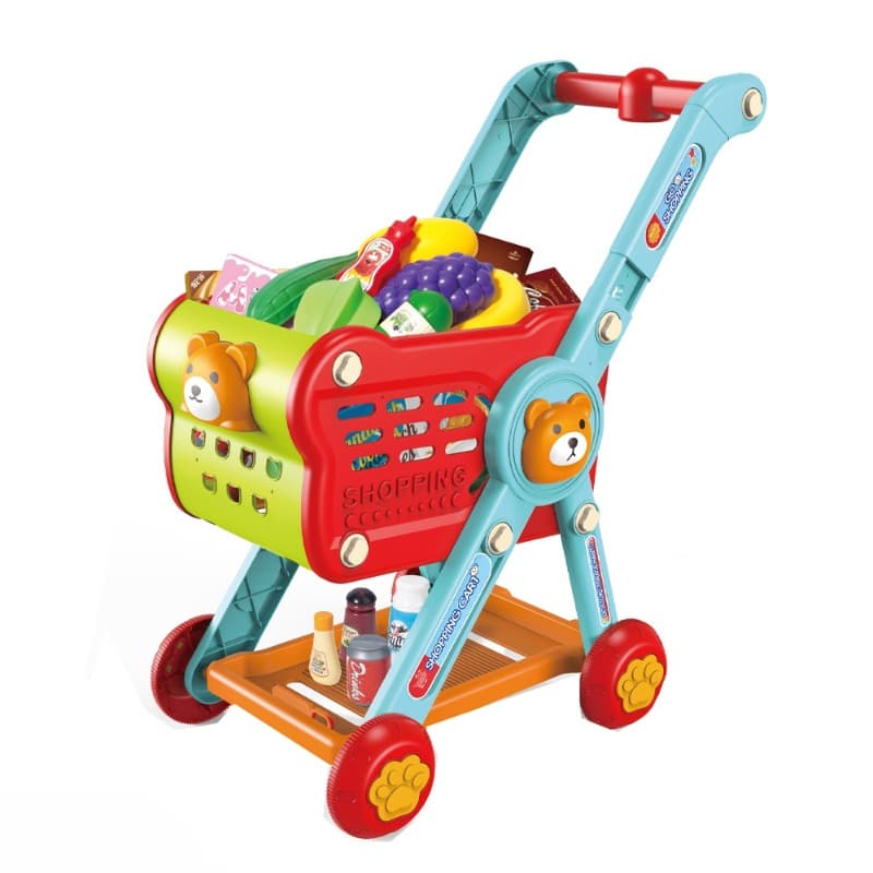 Children’s Shopping Small Trolley Set 60 PCS thumbnail 2