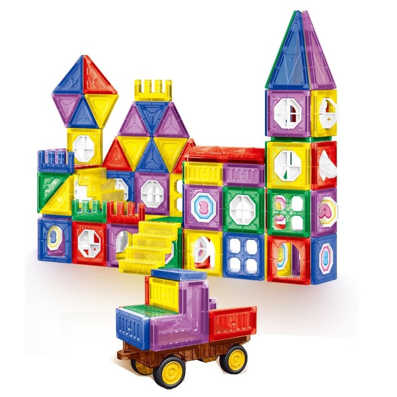 Colorful Window Magnetic Plate Set – 76 Pieces thumbnail 3