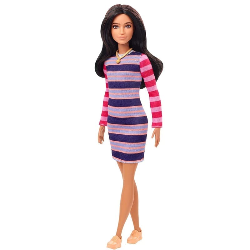 Barbie Doll Fashionistas With Long Brunette Hair thumbnail 2