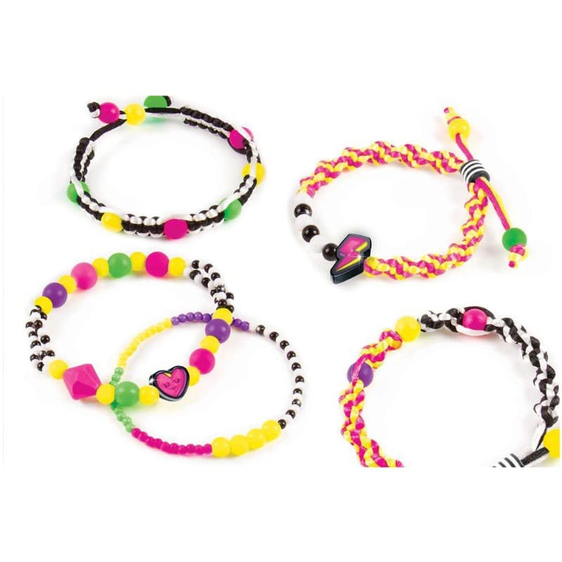 Make It Real - Neon Black & White Bracelets thumbnail 3