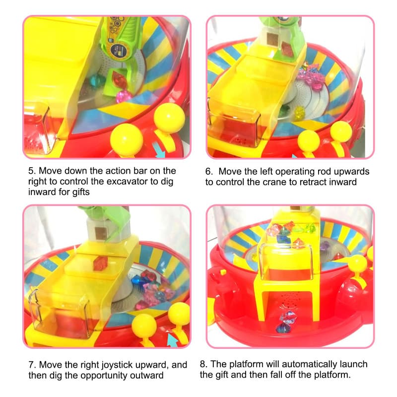 Candy Grabber Machine With Music And Lights thumbnail 4