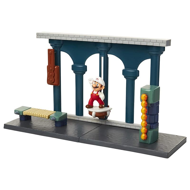 Super Mario Lava Castle Playset Set thumbnail 2
