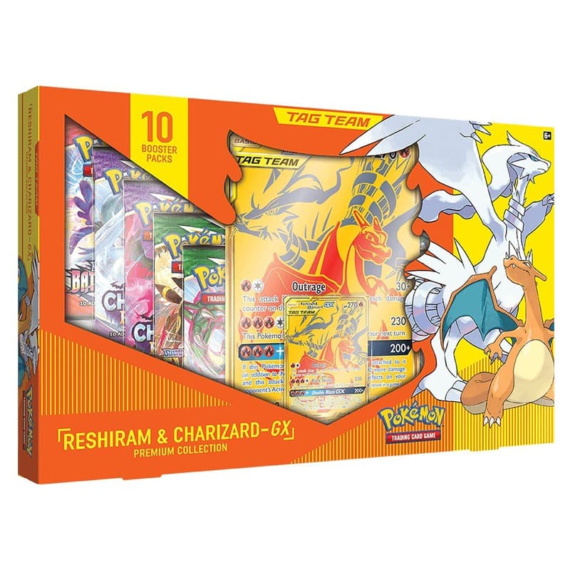 Pokemon Tag Team GX Premium Collection Box - Reshiram And Charizard
