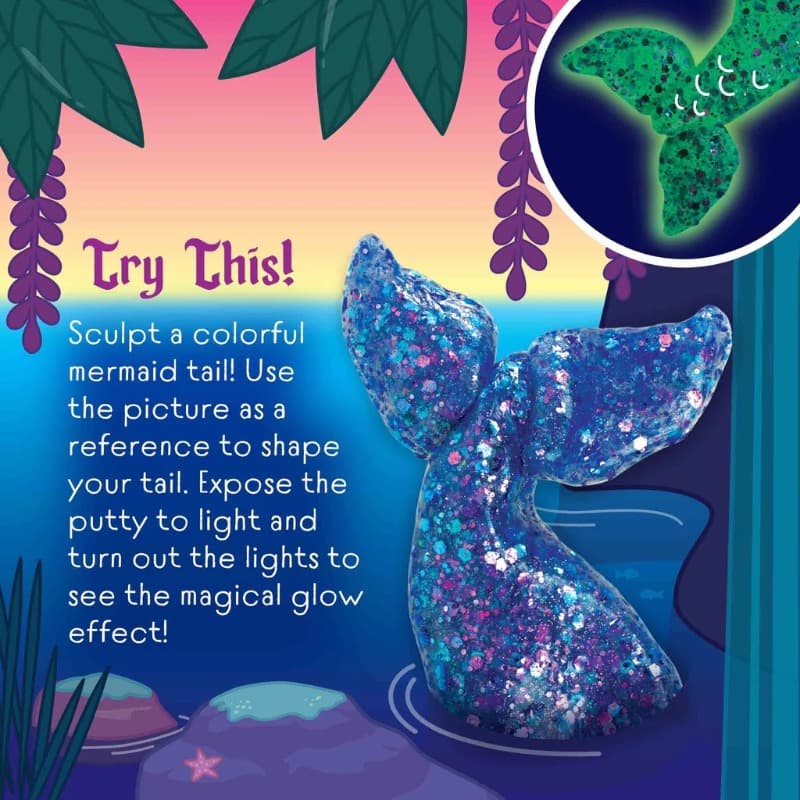Crazy Aarons Mermaid Tale Glowbrights Putty thumbnail 5