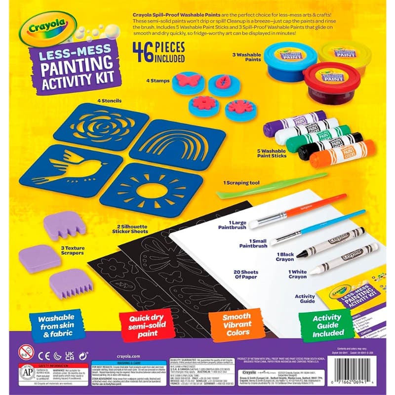 Crayola Less Mess Painting Activity Kit thumbnail 3