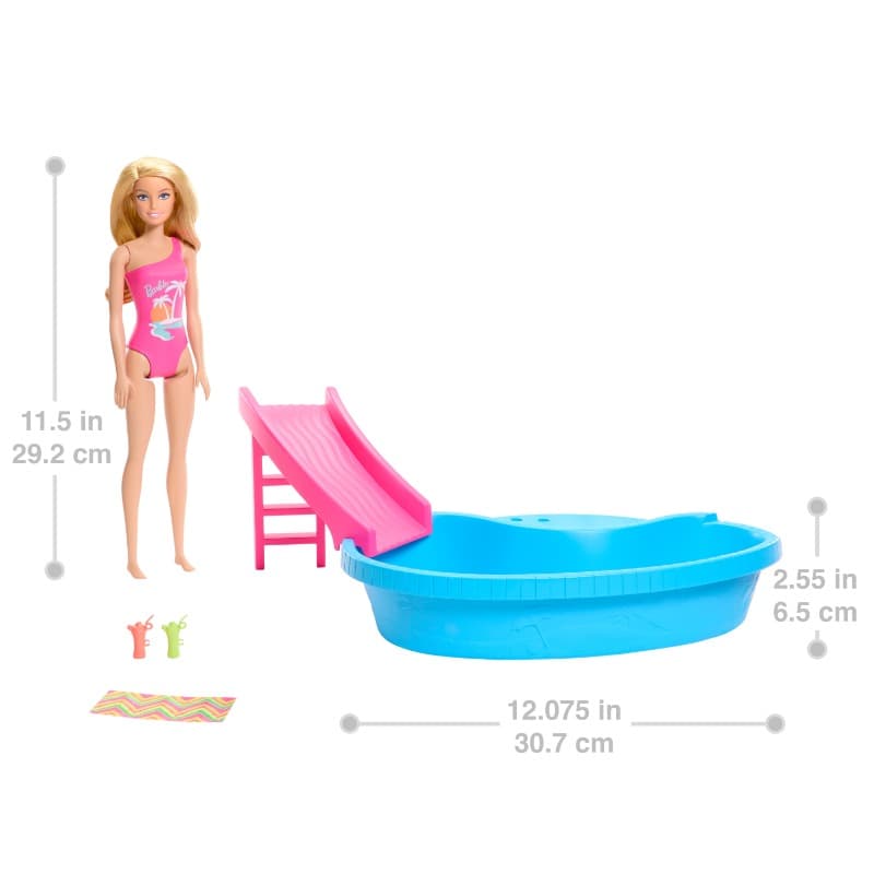 Barbie Pink Swimsuit Playset thumbnail 4
