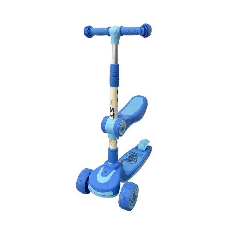 Disney Stitch 2 In 1 Foldable Scooter for Kids