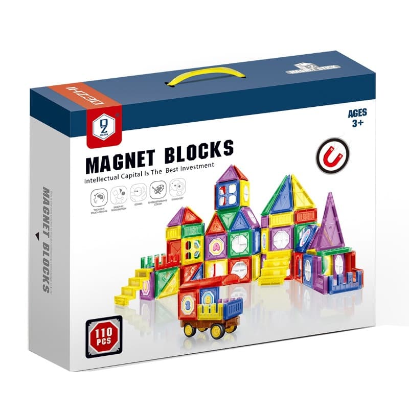Colorful Window Magnetic Plate Set – 76 Pieces thumbnail 2