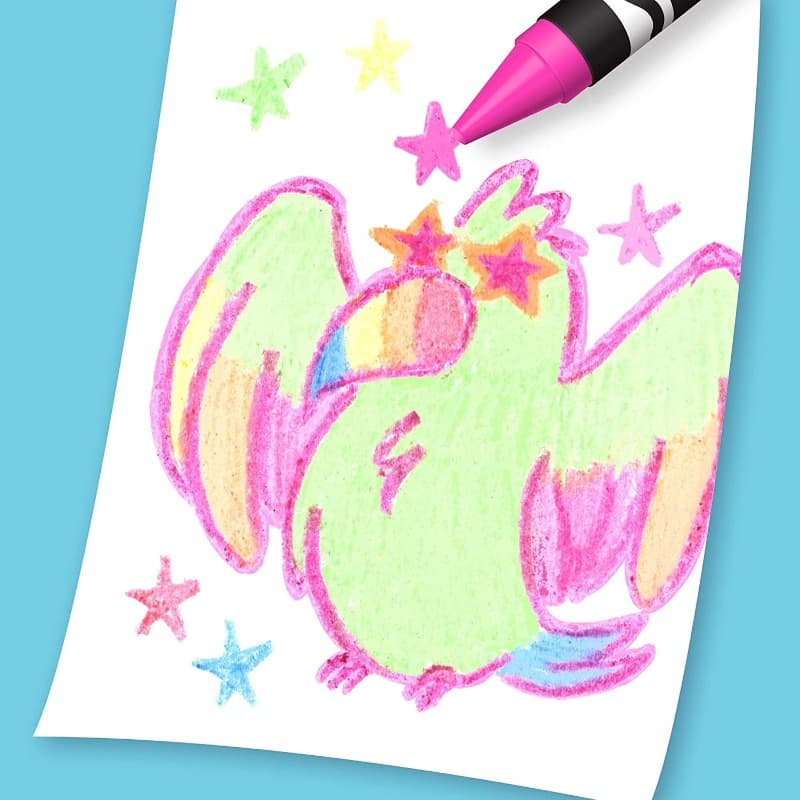 Crayola Neon Crayons 24 Colors thumbnail 5