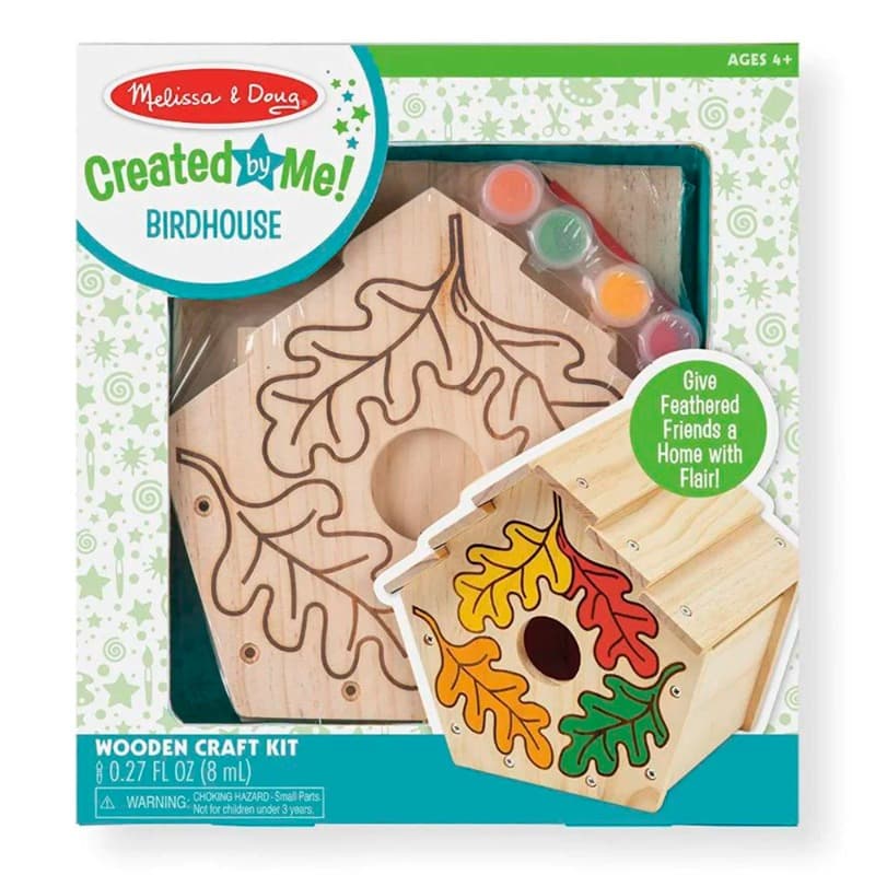 Melissa And Doug Created By Me Birdhouse Wooden Craft Kit