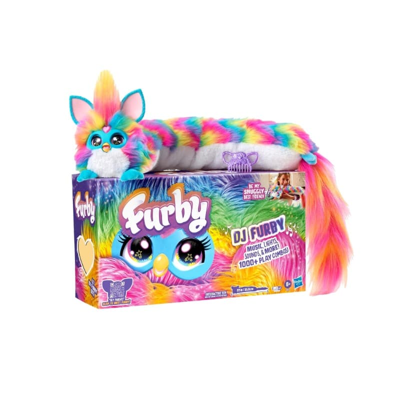 Furby Super Snuggly Rainbow Electronic Plush With Music