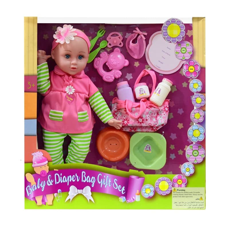 Baby And Diaper Bag Gift Set