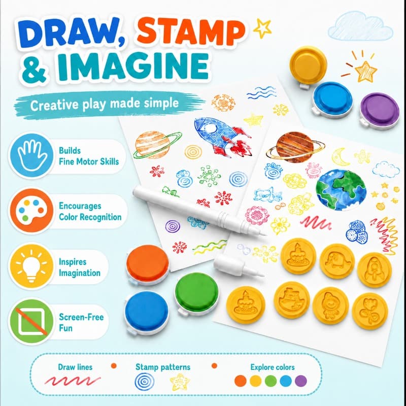 Vanilla Magic Brush Mess Free Drawing Mat thumbnail 5