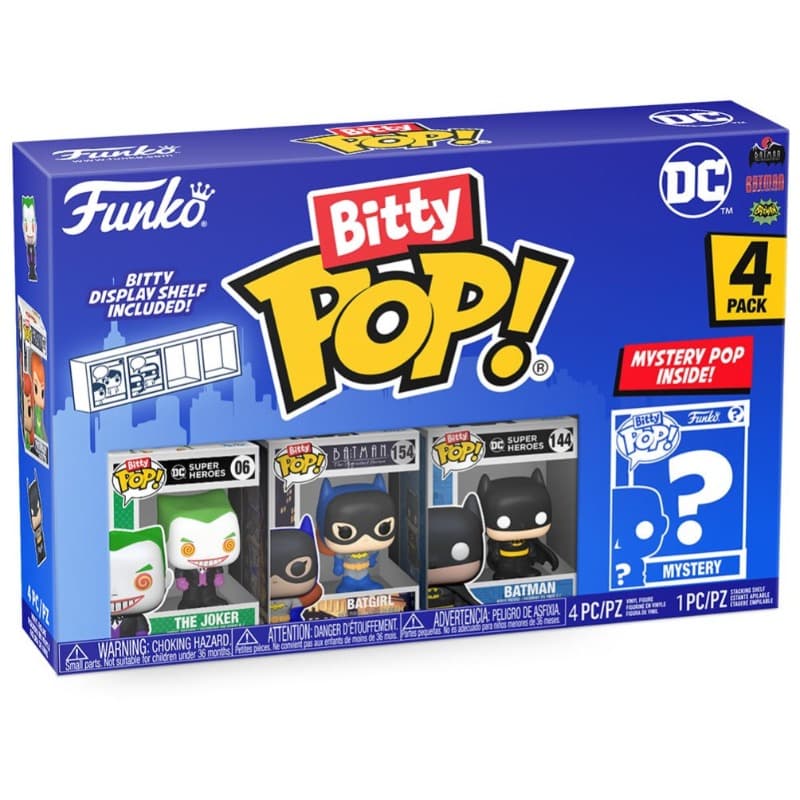 Funko Bitty Pop Heroes DC The Joker - 4 Pack