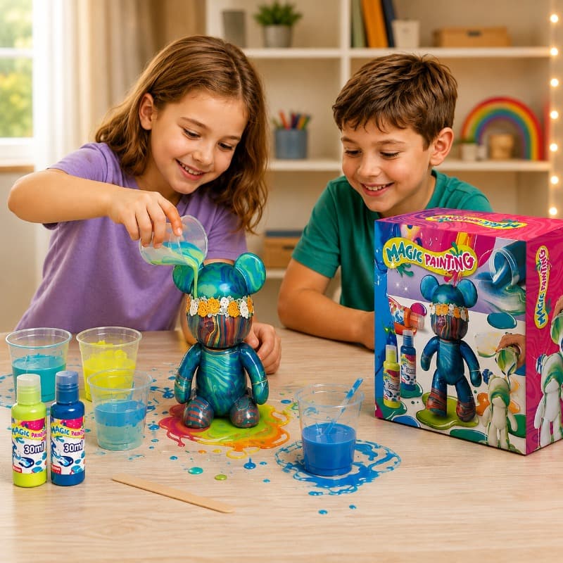 Paulinda Magic Painting Bear For Kids thumbnail 2