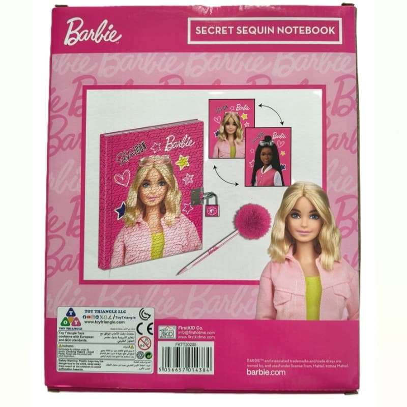 Barbie Secret Sequin Notebook thumbnail 3