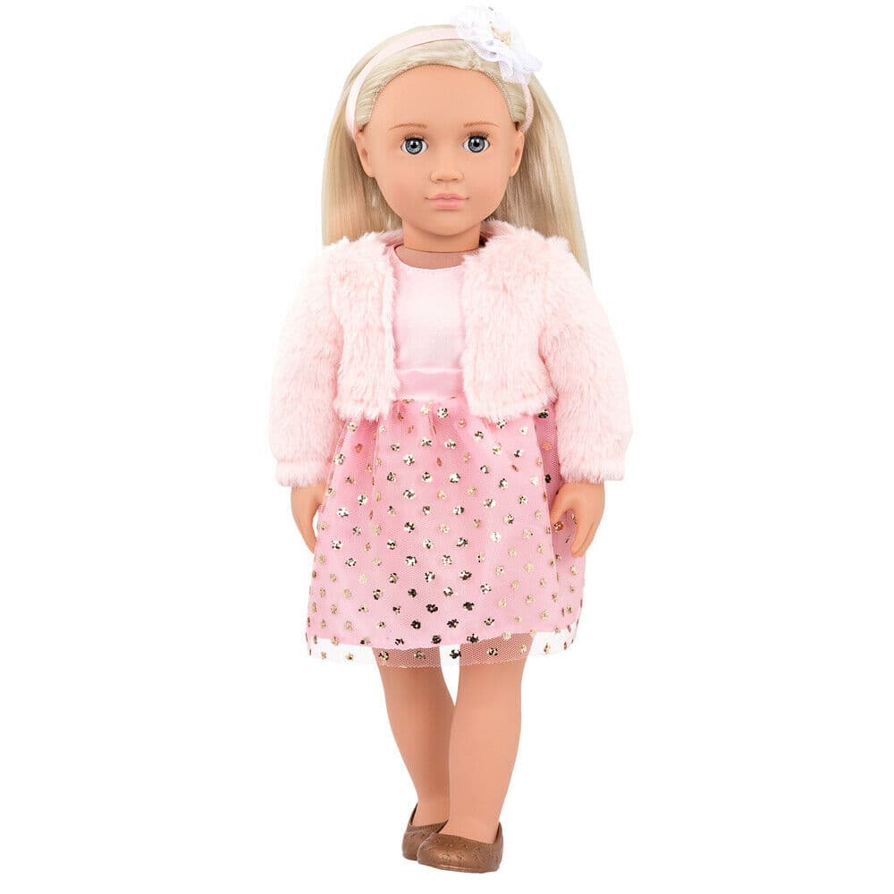 Our Generation Doll Millie in Pink Glitter Dress thumbnail 2