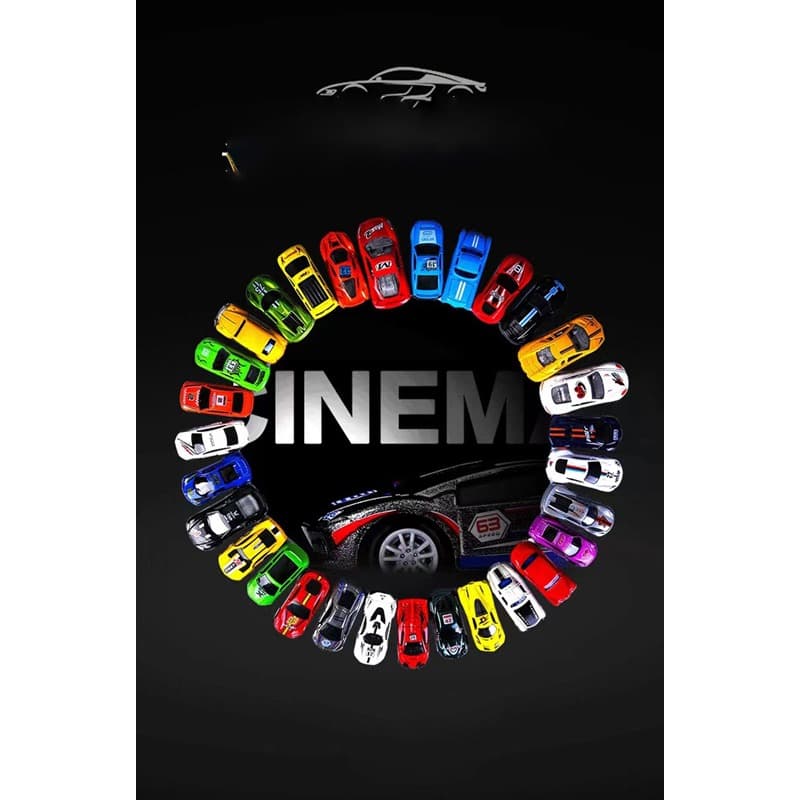 Mobee Model Racing Cars Set multiple colors thumbnail 4