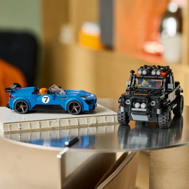Lego Jaguar Project 7 And Land Rover Defender 77264 thumbnail 4
