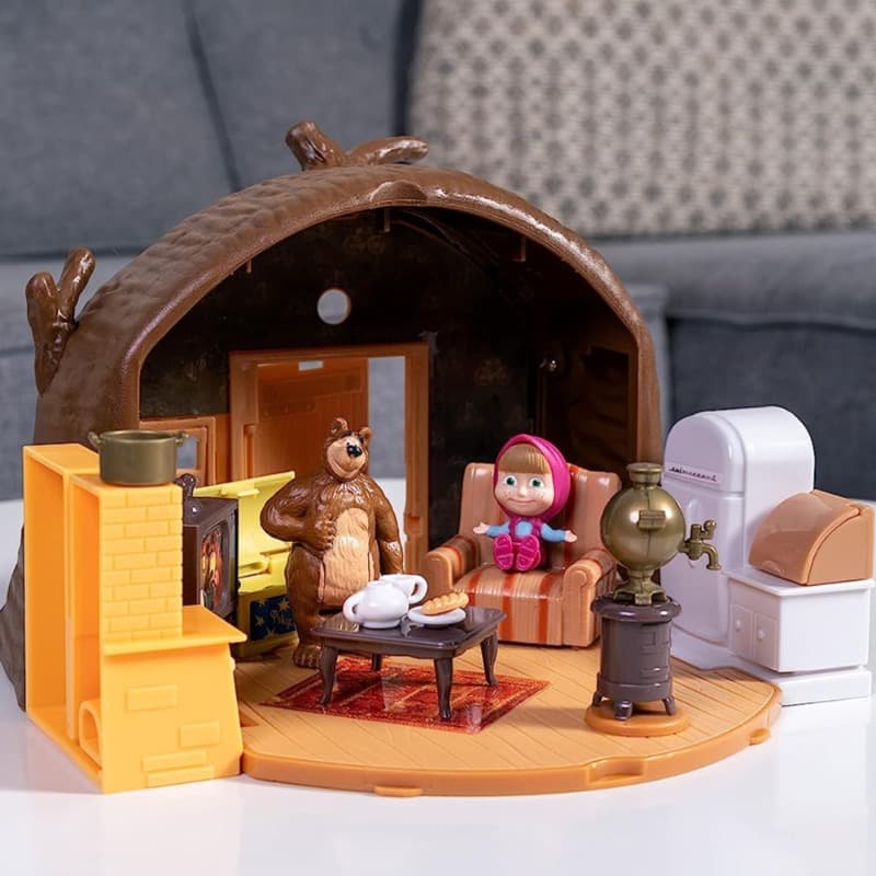 Simba Masha And The Bear Playset Bear's House thumbnail 5