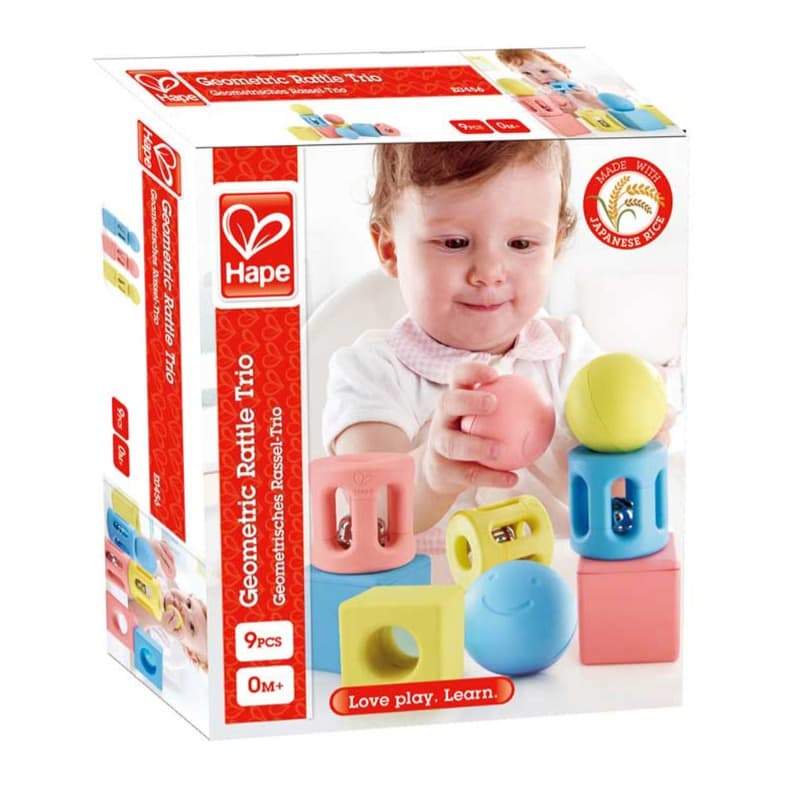 Hape - Geometric Rattle Trio thumbnail 2