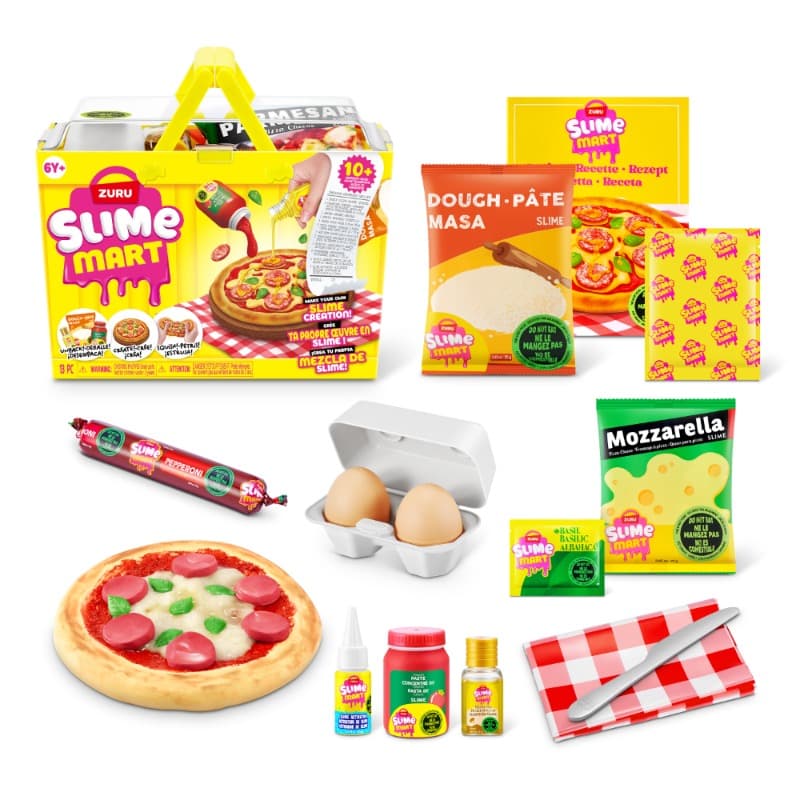 Slime Mart - Mini Shopping Basket - Pizza thumbnail 2