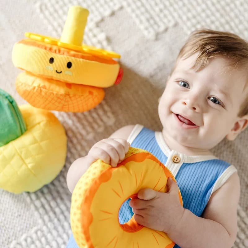 Melissa And Doug Pineapple Soft Stacker thumbnail 5