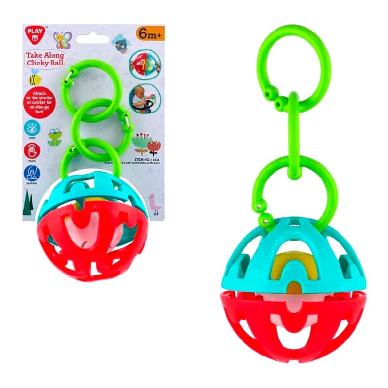 Playgo Take Along Rattle Ball Toy