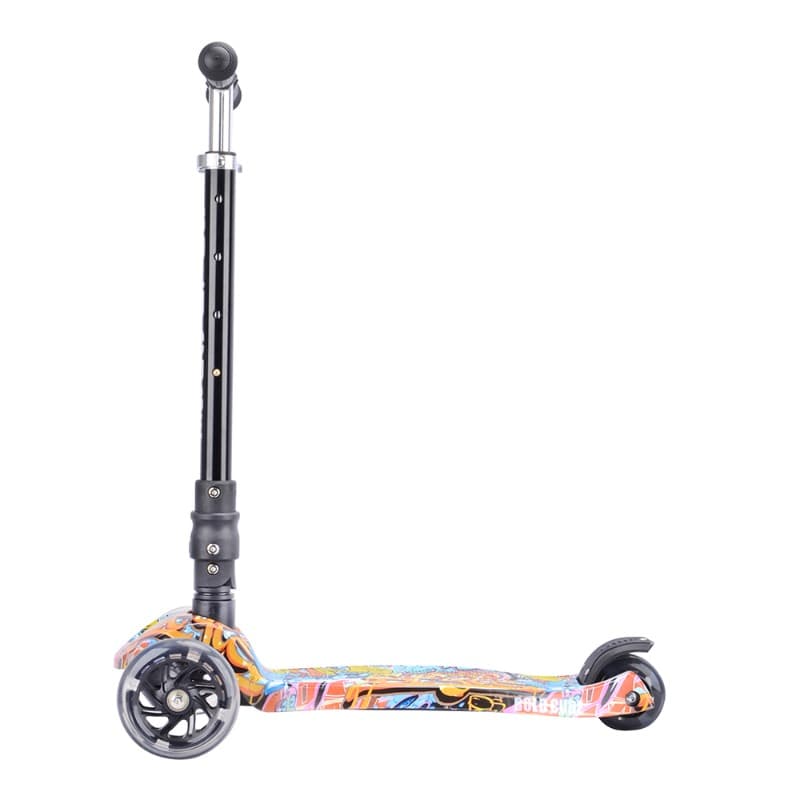 BOLDCUBE 3 Wheel Scooter Big Fold Street Graffiti thumbnail 3