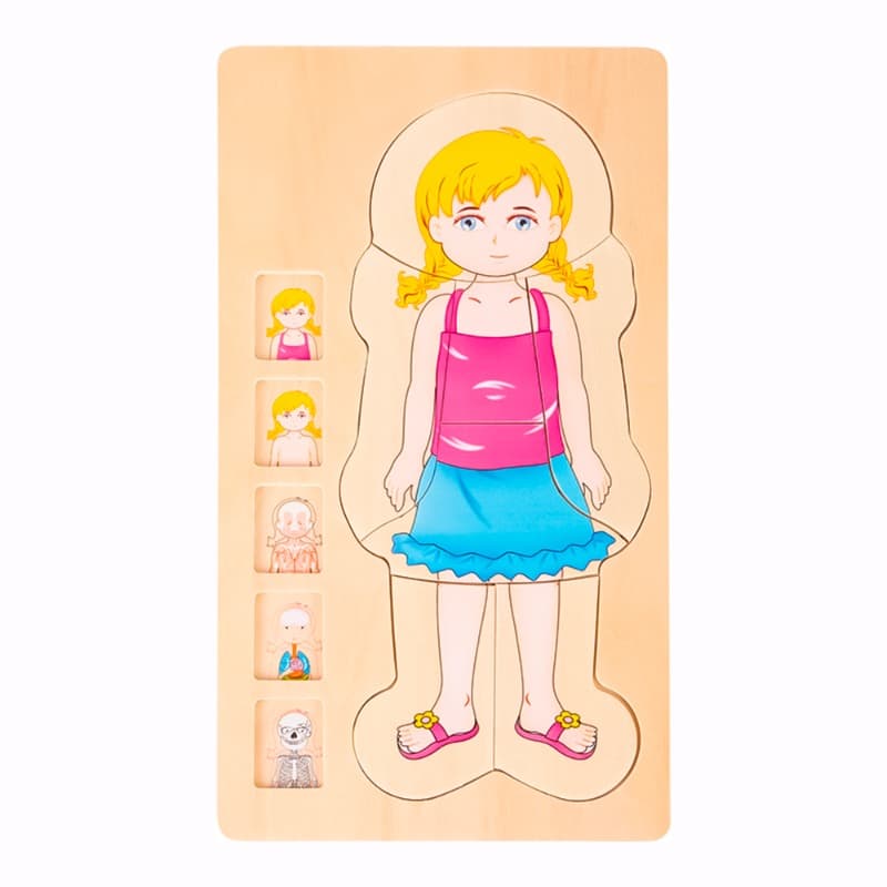 Onshine Your Body 5 Layers Wooden Puzzle