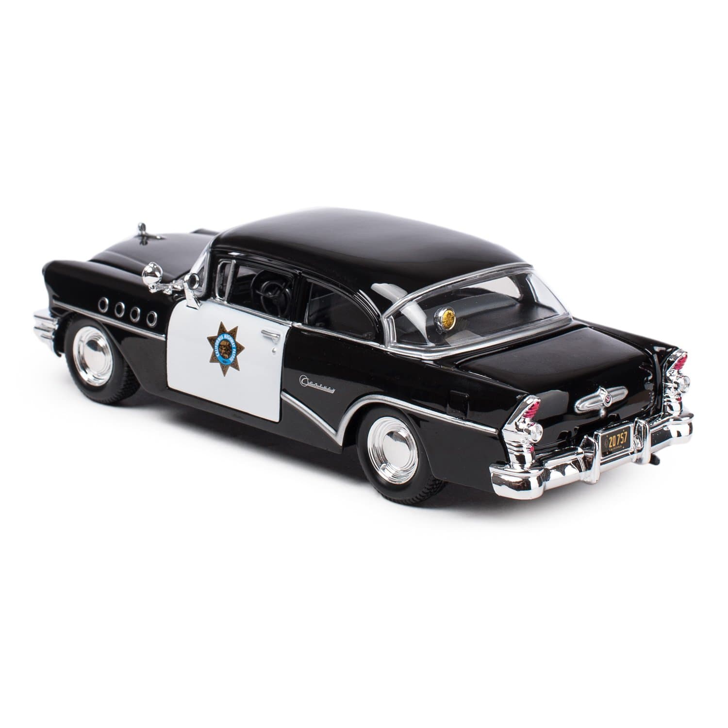 Maisto Buick Century 1955 Police - Black thumbnail 3
