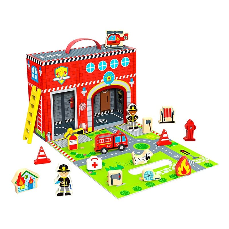 Tooky Toy Fire Station Box thumbnail 2