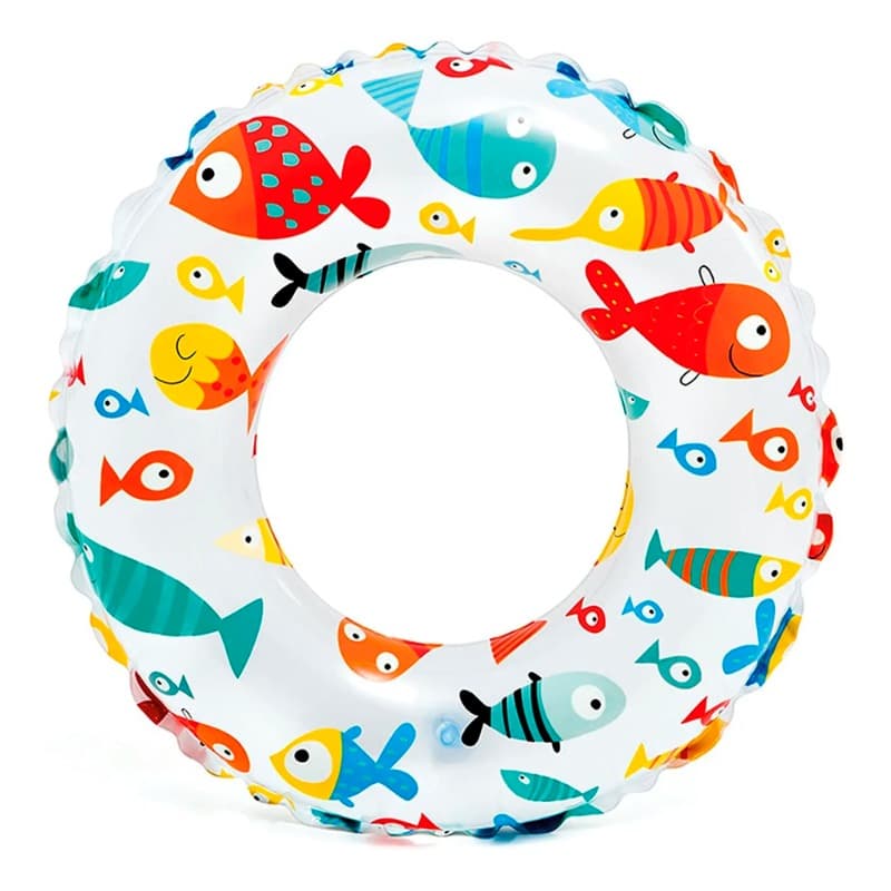 Intex - Lively Print Swim Ring - Assorted