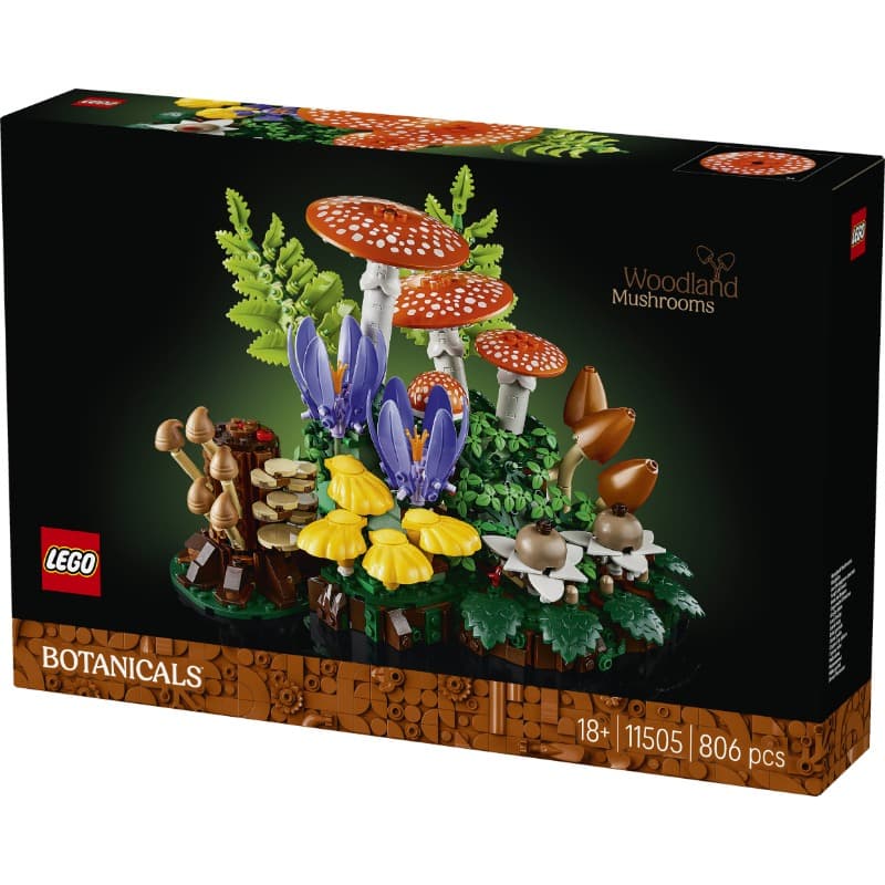LEGO Botanicals Woodland Mushrooms Building Set