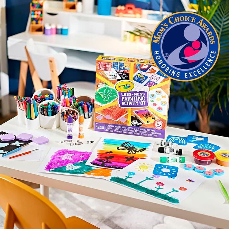 Crayola Less Mess Painting Activity Kit thumbnail 4