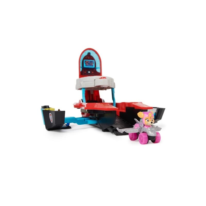 PAW Patrol Pup Squad Aircraft Carrier with Skye Racer & Chase Figure thumbnail 4