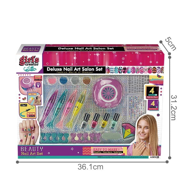 Girls Creators Deluxe Nail Art Salon Set thumbnail 5