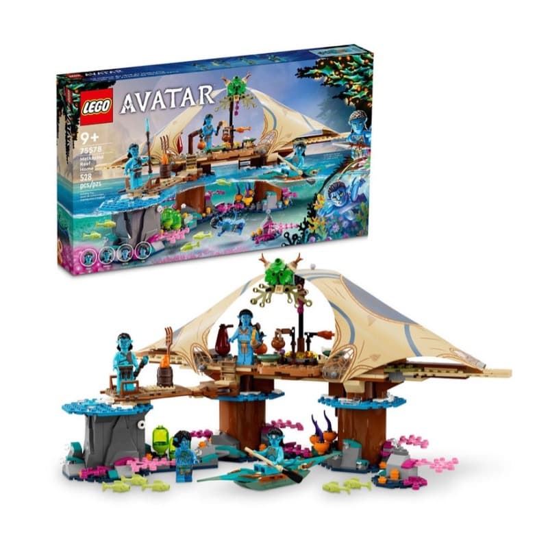 LEGO Avatar Metkayina Reef Home Building Toy Set - 528 Pcs 75578 thumbnail 4