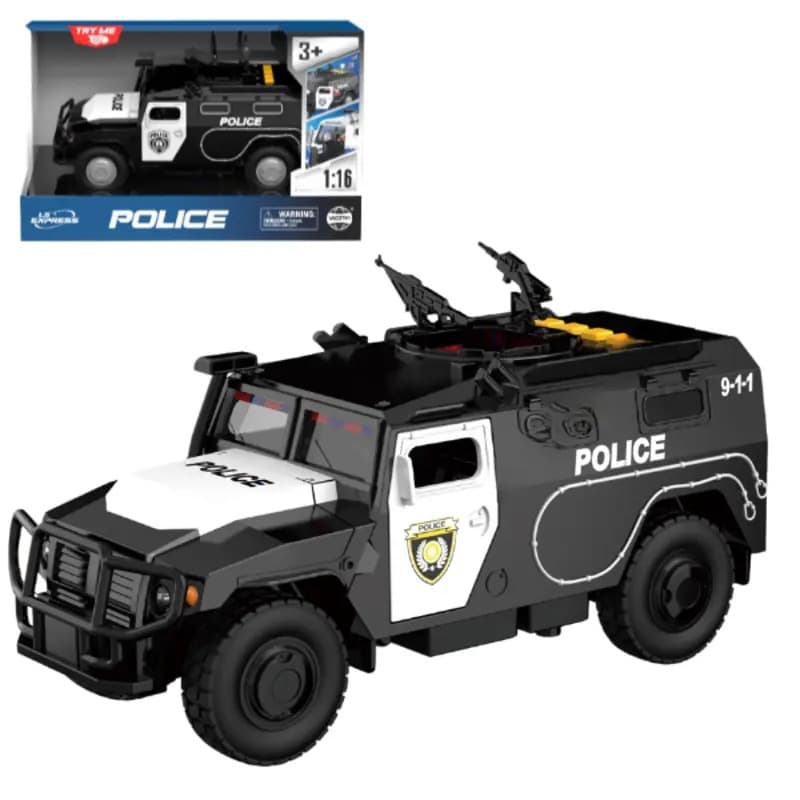 Wenyi 1:16 Scale Police Armored Tactical Truck