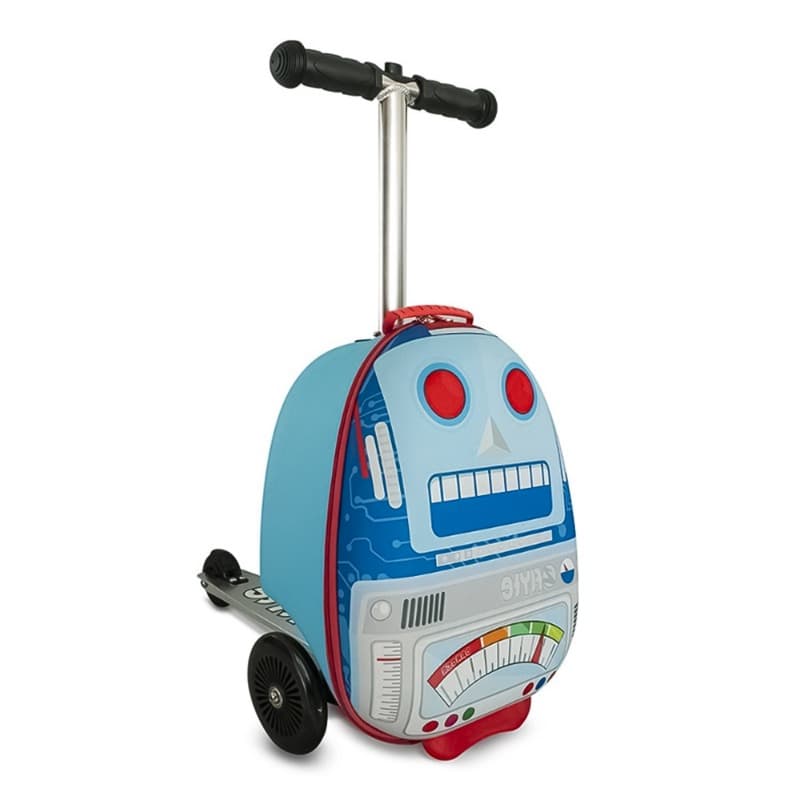 Scooter Suitcase Sparky Robot - Blue