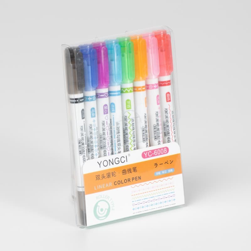 Linear Styles Coloring Set 8 Color For Kids
