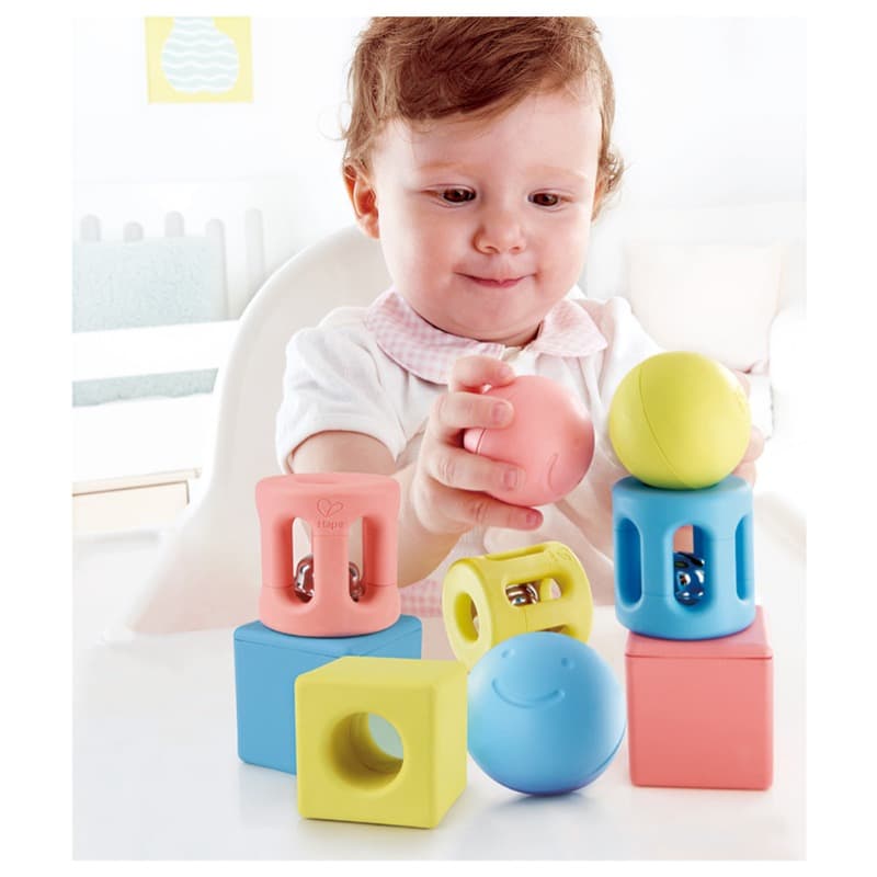 Hape - Geometric Rattle Trio thumbnail 3