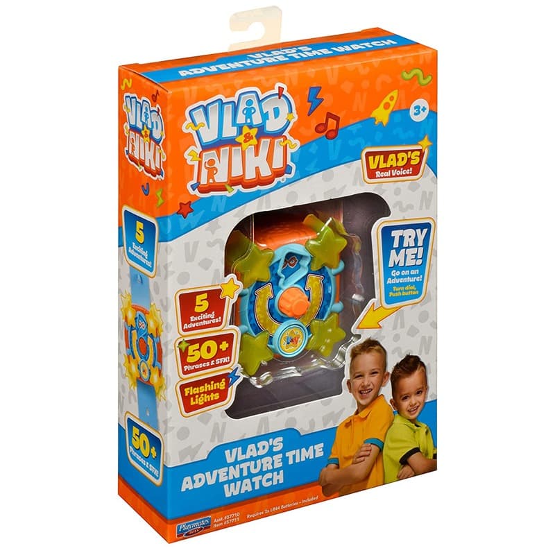 Vlad And Niki Adventure Time Watch - Blue