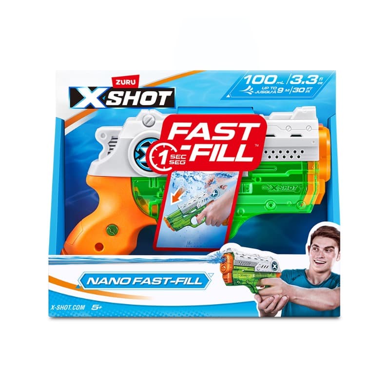 X-Shot Water Fast Fill Nano Blaster By Zuru