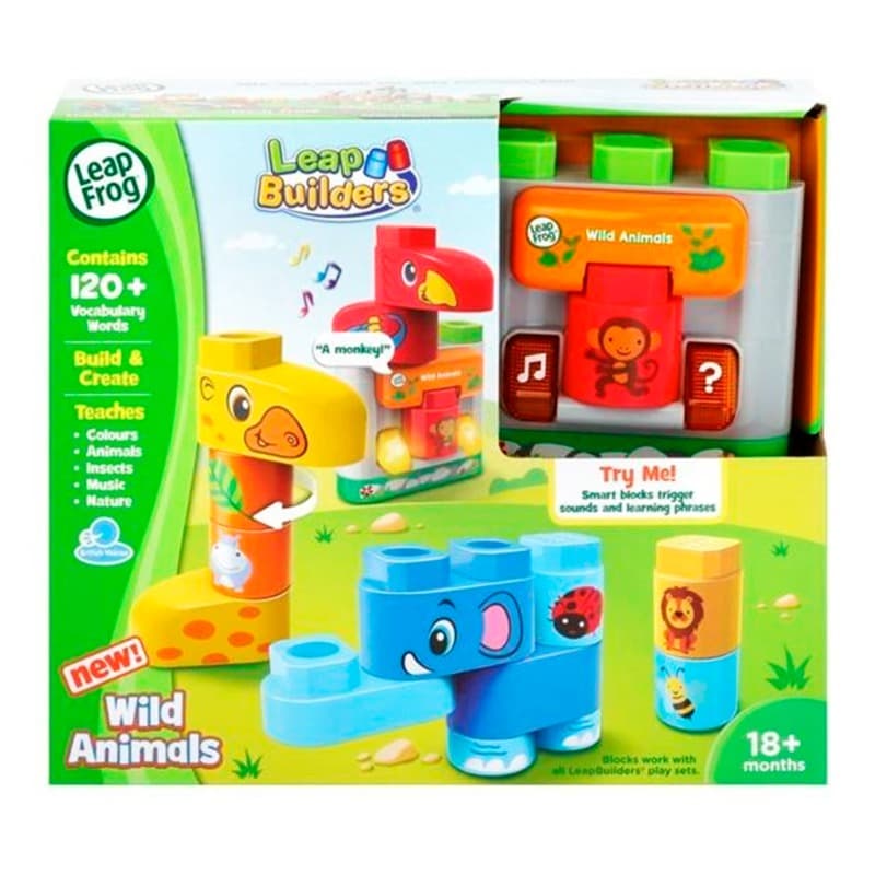 Leap Frog Wild Animals Stackable Puzzle
