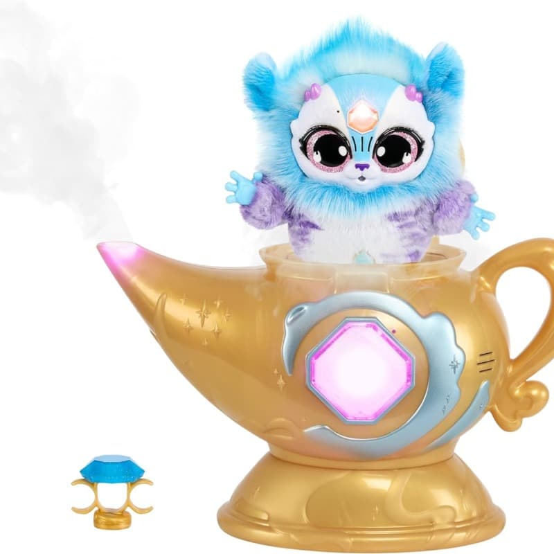 Magic Mixies Magic Genie Lamp With Interactive Blue Plush Toy thumbnail 3