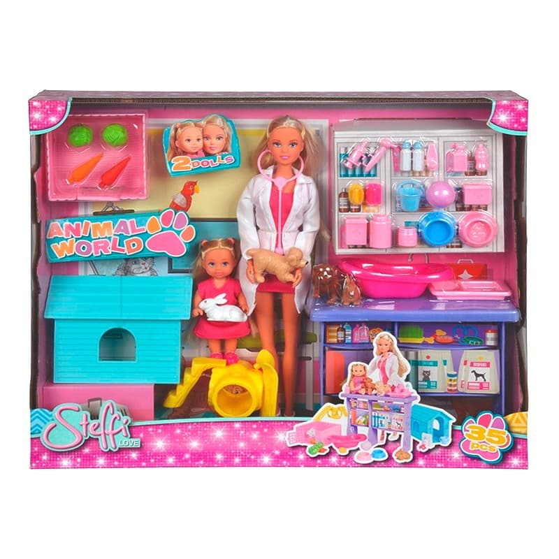 Simba Steffi Love Animal World Fashion Doll Playset