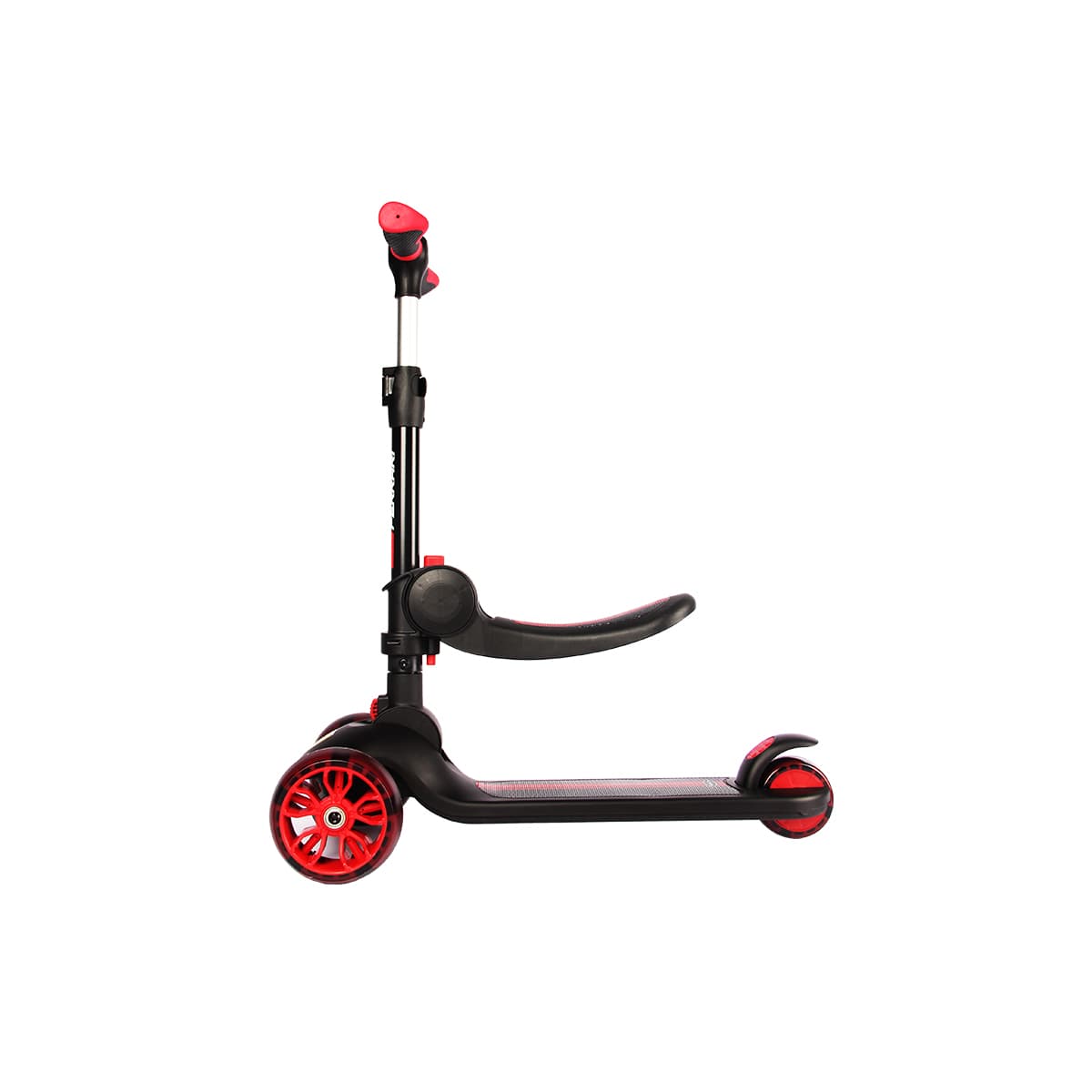 Ferrari Foldable Twist Scooter 2 In 1 - Black thumbnail 2
