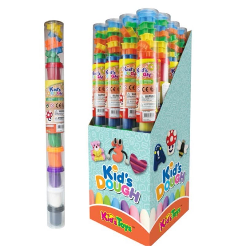 Kids Dough Tube (8 x 2oz) + 8 Cutter Moulds.